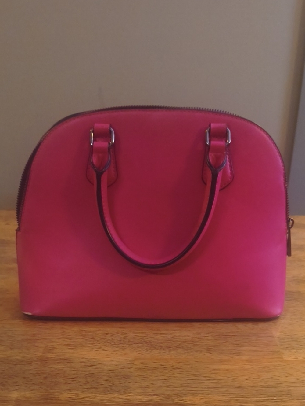 a new day Bright Hot Pink Dome Satchel